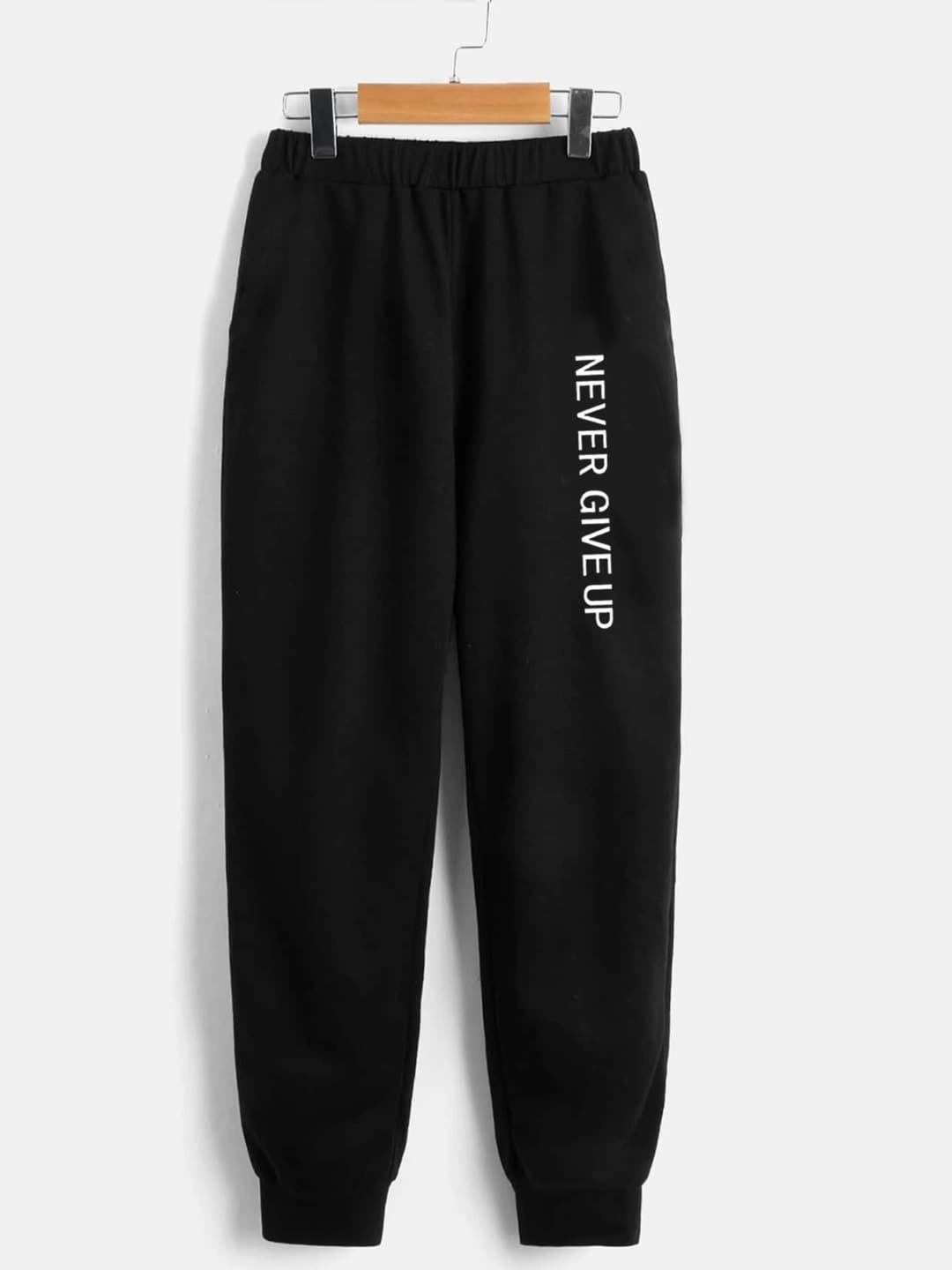 

StyleCast Boys Black Typography Printed Original Jogger