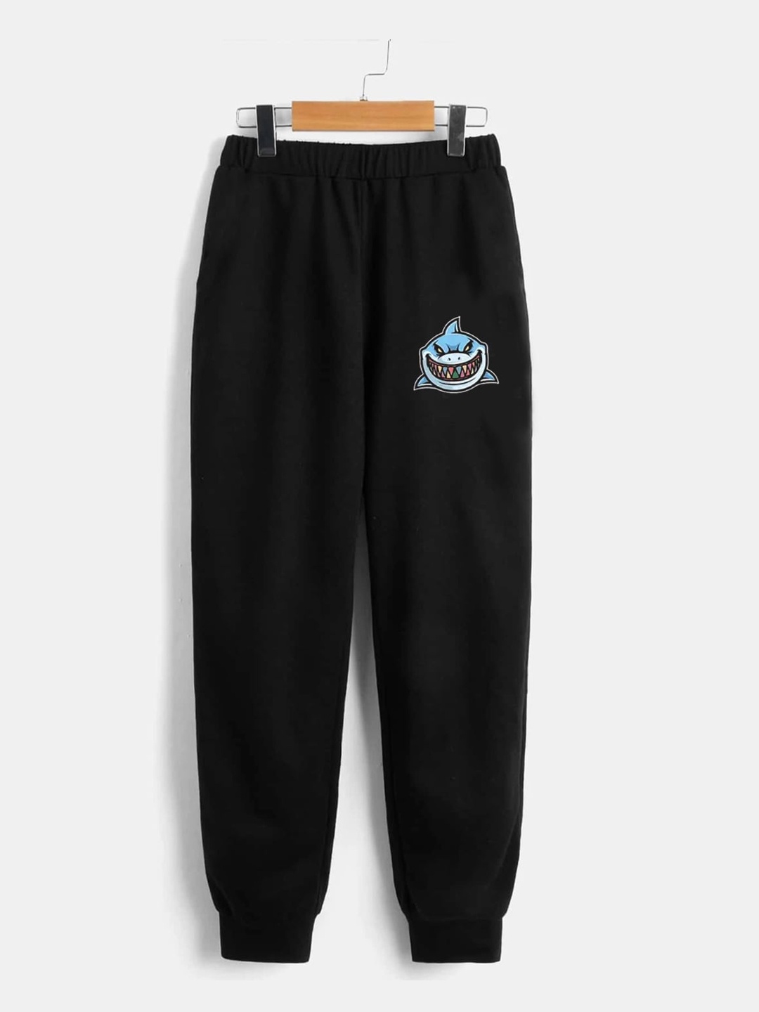 

StyleCast Boys Black Graphic Printed Original Regular Fit Joggers