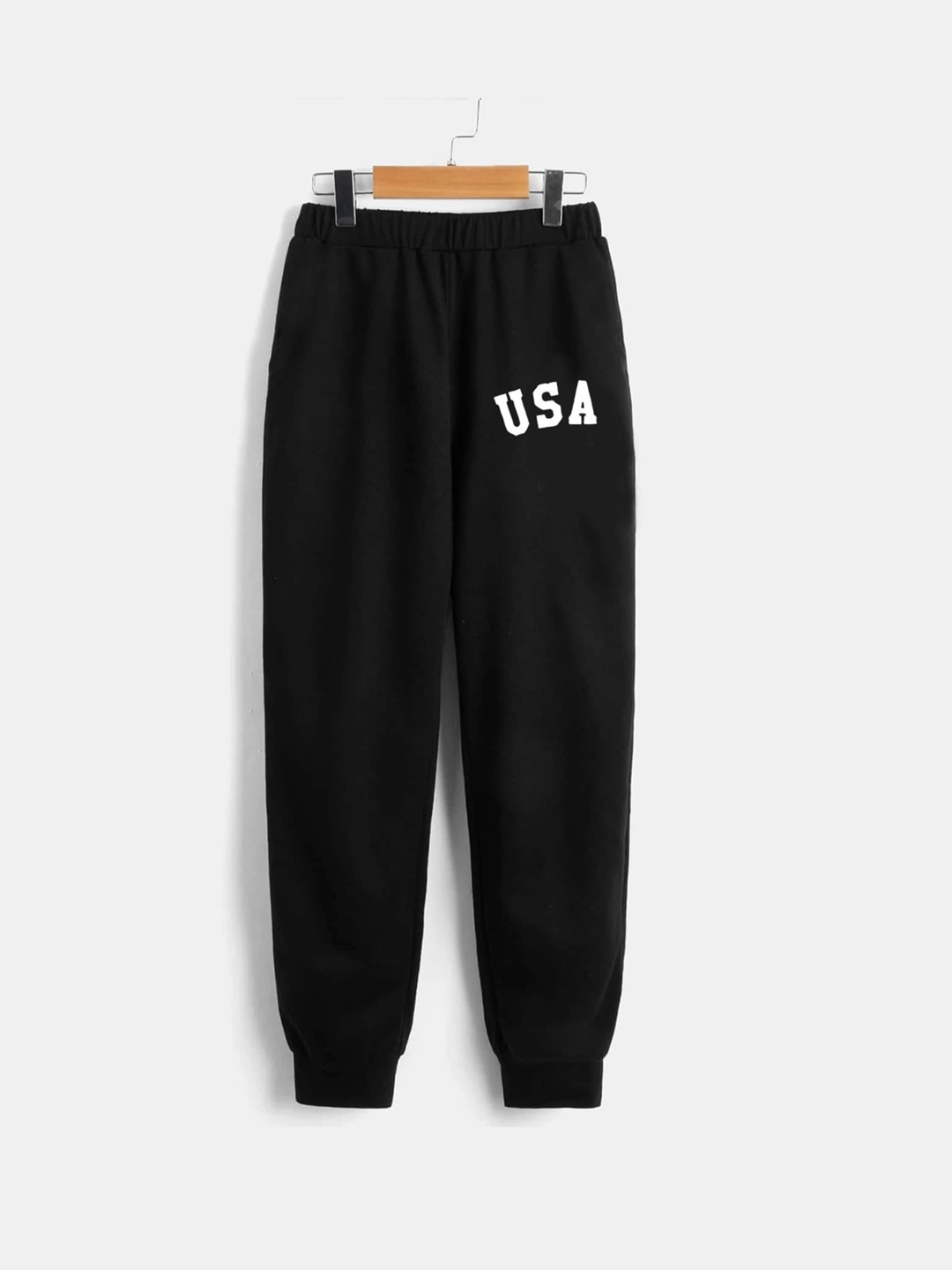 

StyleCast Boys Black Typography Printed Original Joggers