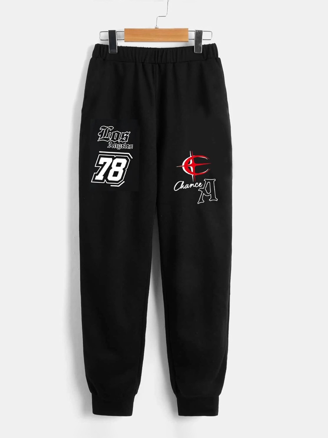 

StyleCast Boys Black Typography Printed Original Jogger