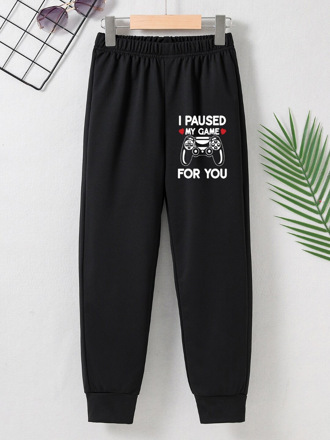 

StyleCast Boys Black Printed Mid-Rise Original Joggers