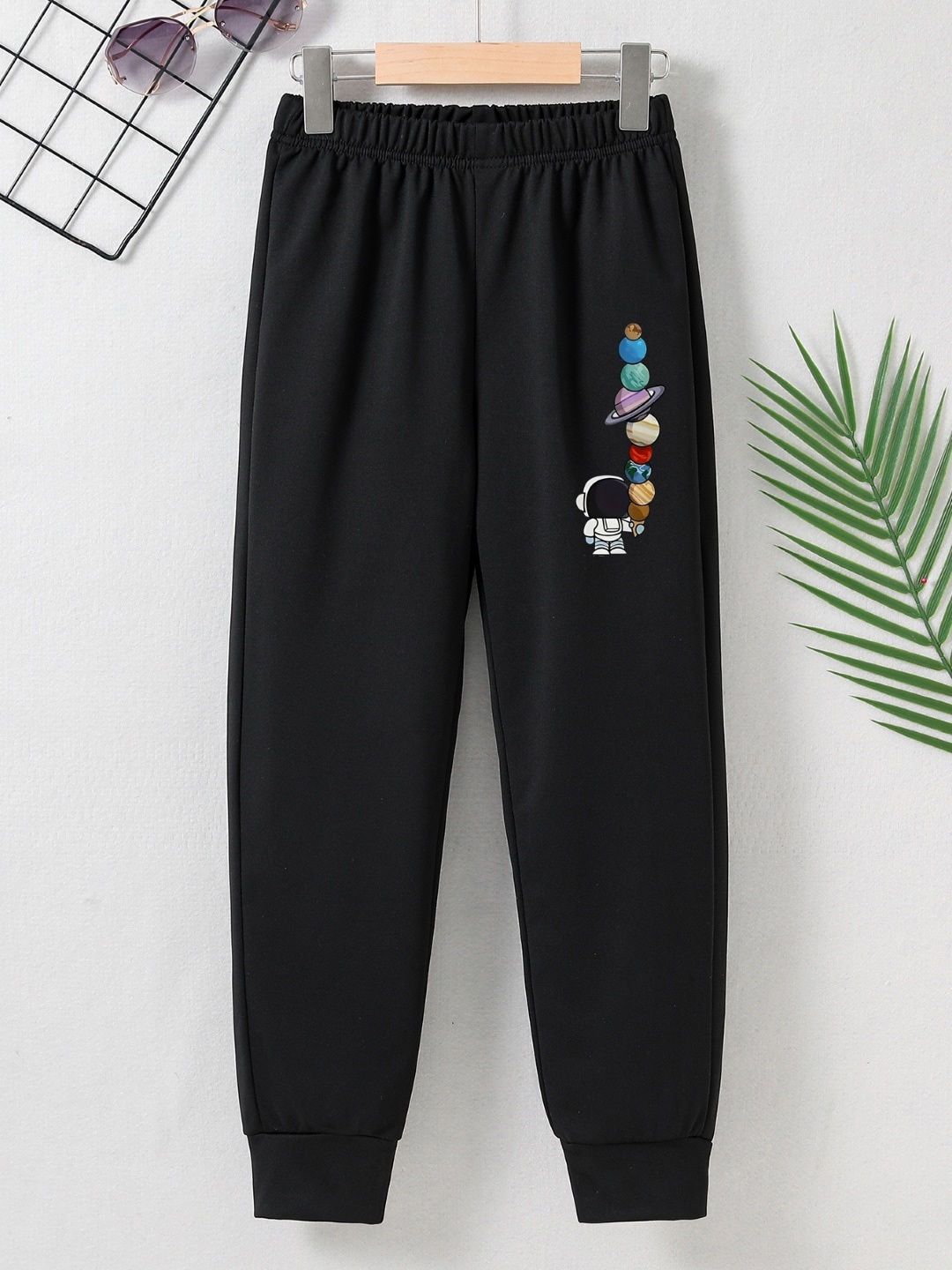 

StyleCast Boys Black Graphic Printed Original Joggers
