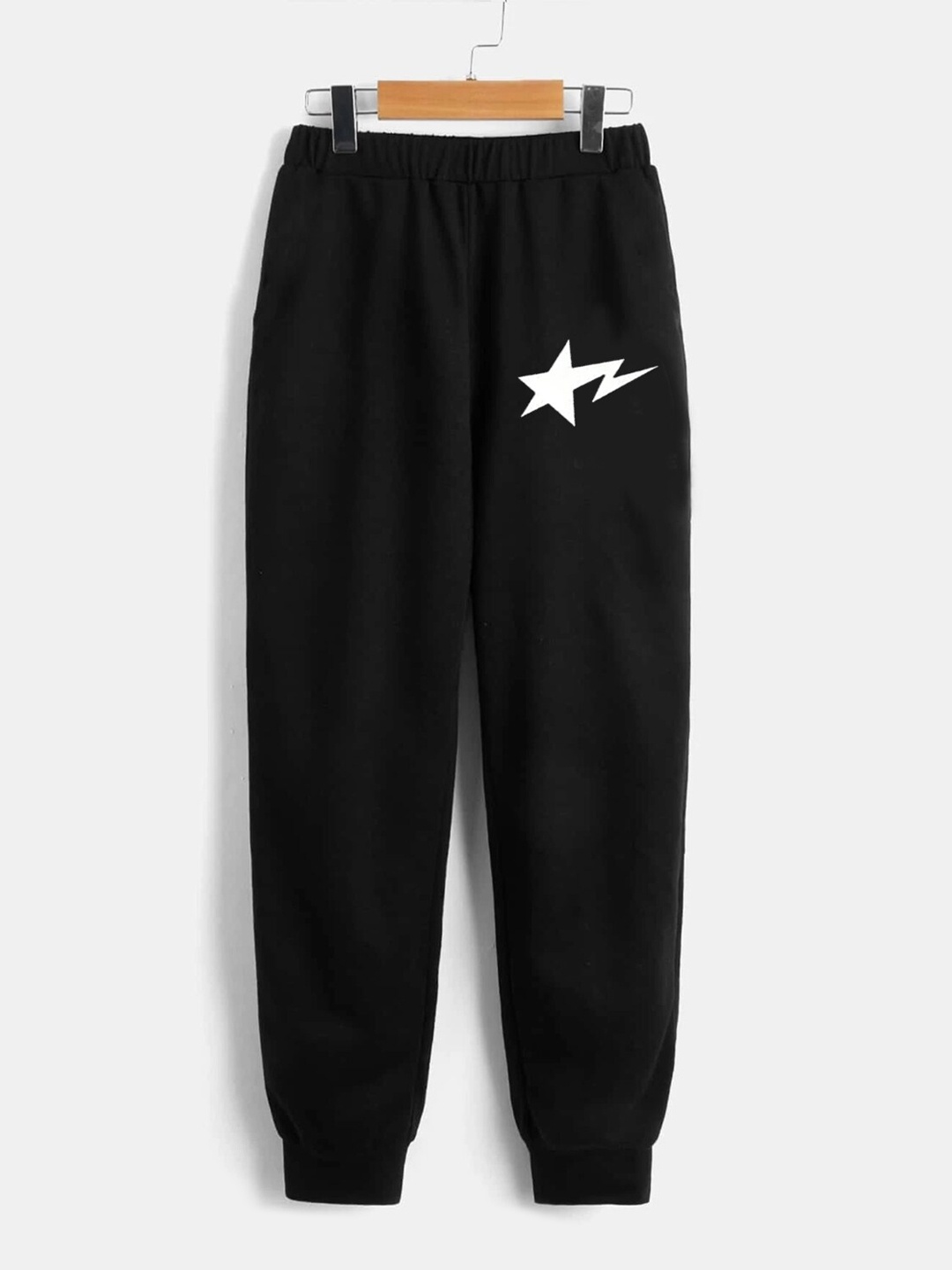 

StyleCast Boys Black Geometric Printed Mid-Rise Original Joggers