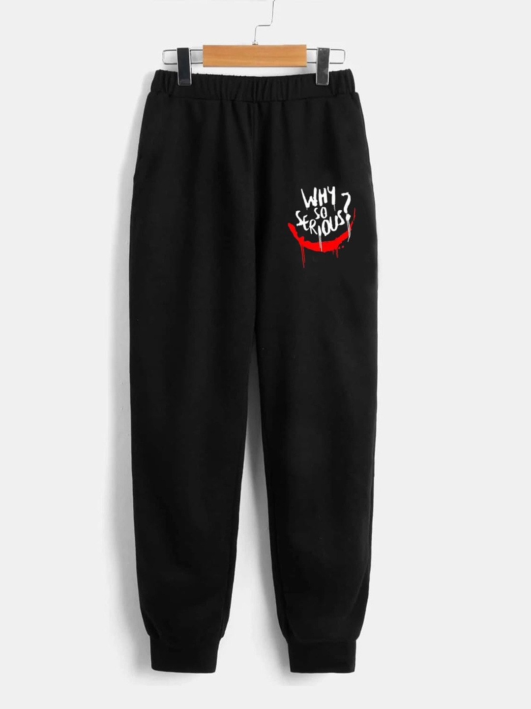 

StyleCast Boys Black Typography Printed Mid-Rise Original Joggers
