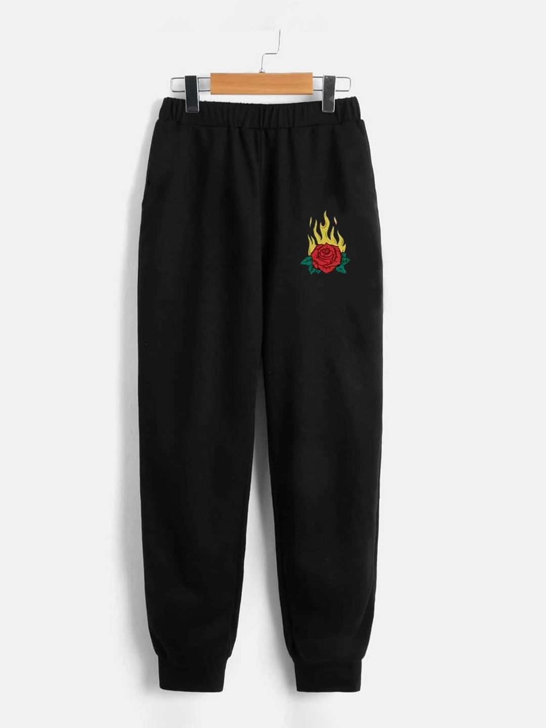

StyleCast Boys Black Floral Printed Original Joggers