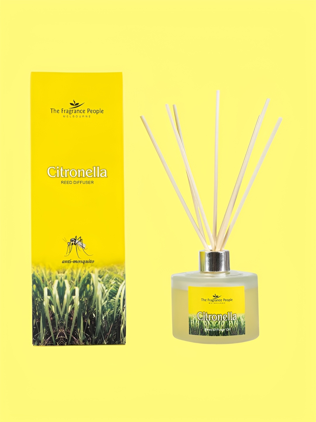 

The Fragrance People Citronella Aroma Oil Diffuser 175 ml, Yellow
