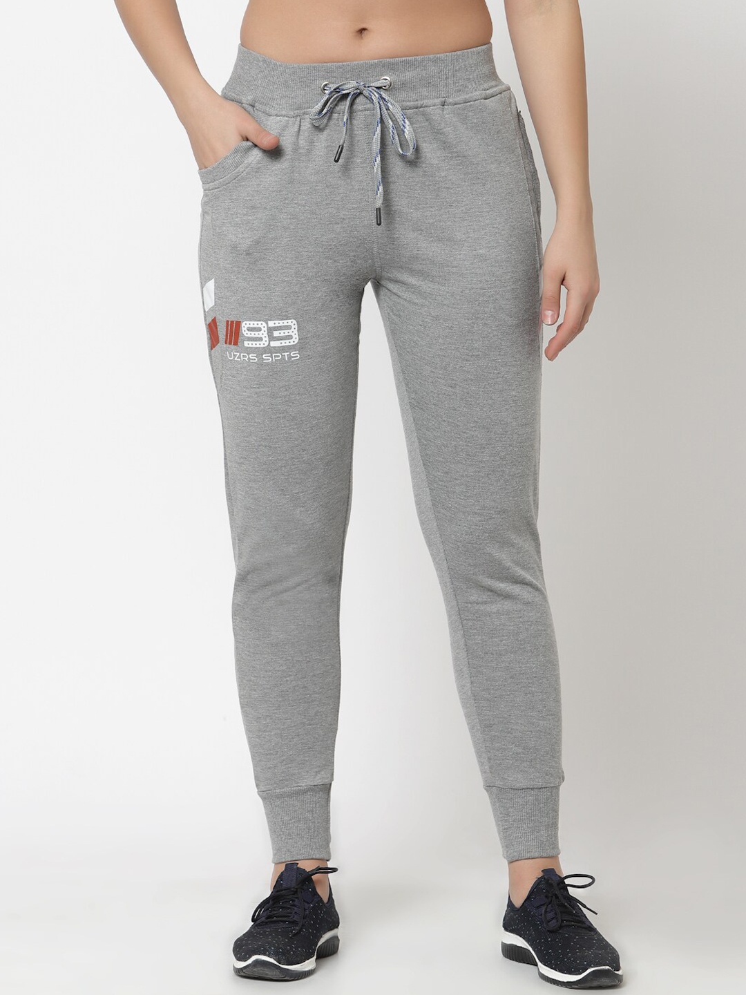 

UZARUS Women Slim Fit Joggers, Grey