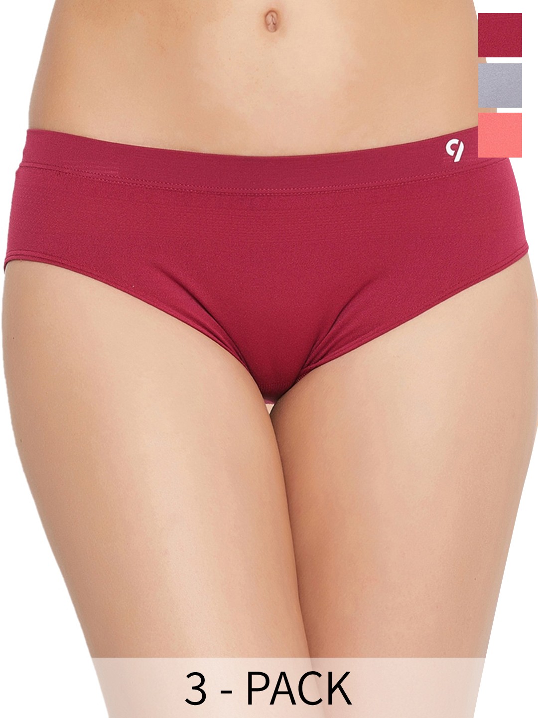 

C9 AIRWEAR Seamless Pack Of 3 Assorted Hipster Briefs