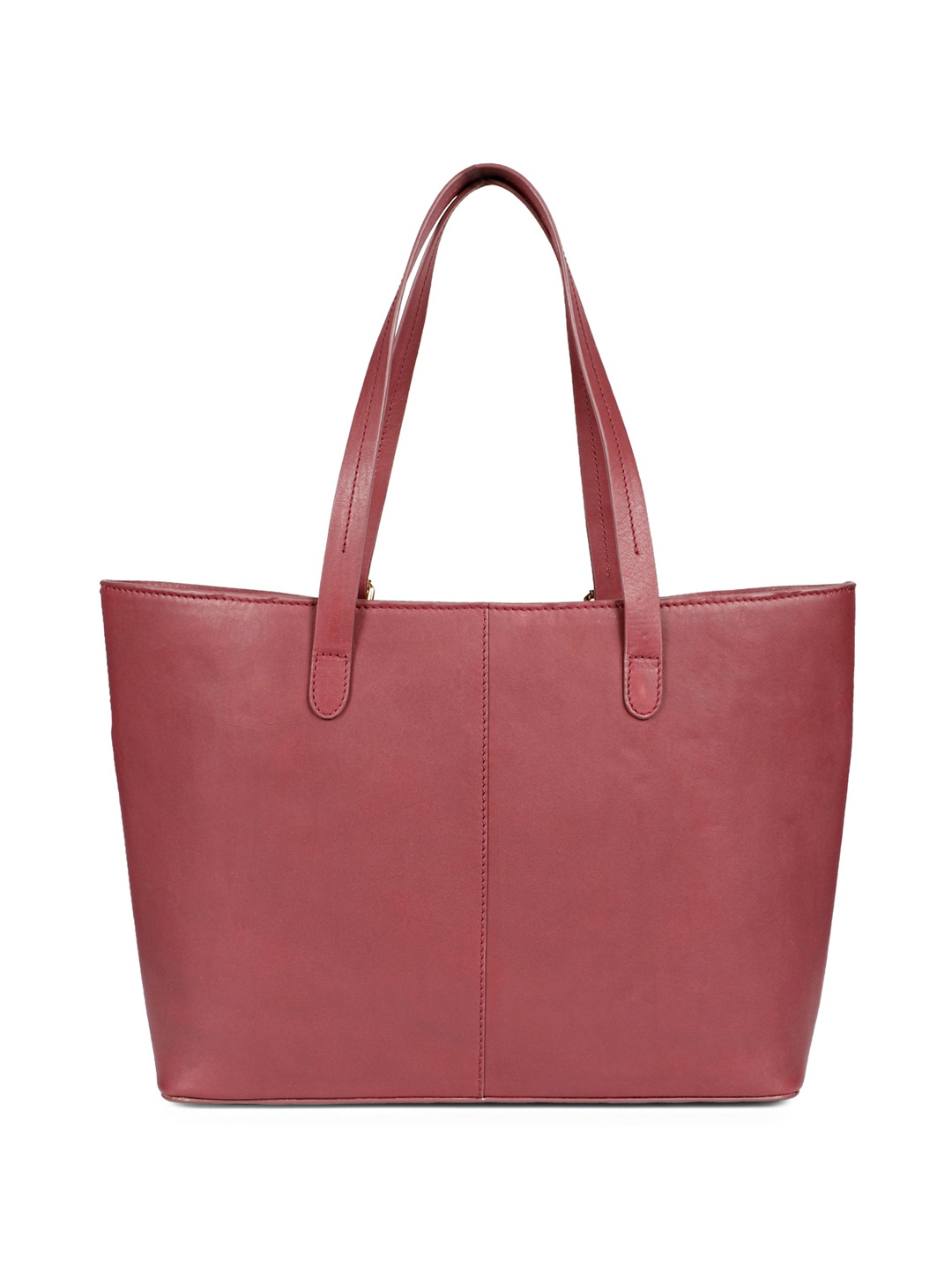 

Saint G Leather Oversized Structured Shoulder Bag, Burgundy