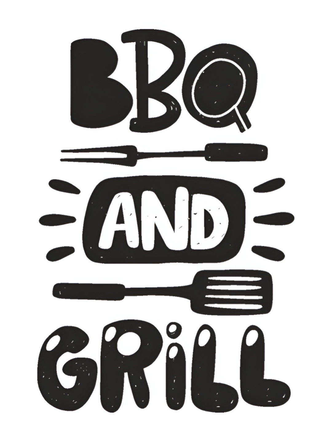 

CVANU Black BBQ and Grill Quote Kitchen Wall Sticker