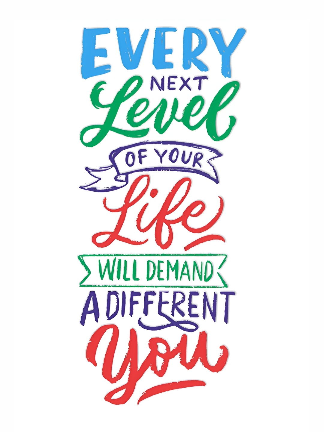 

CVANU Red & Green Typography Printed Wall Sticker