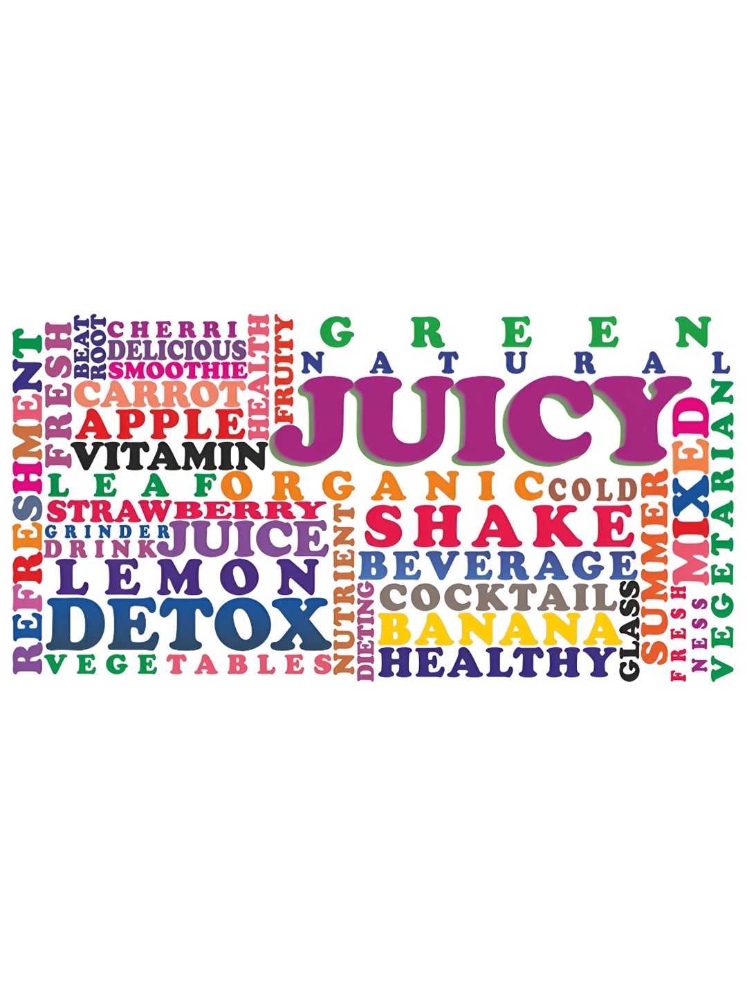 

CVANU Red & Purple Typography Self Adhesive Water Proof Wall Sticker