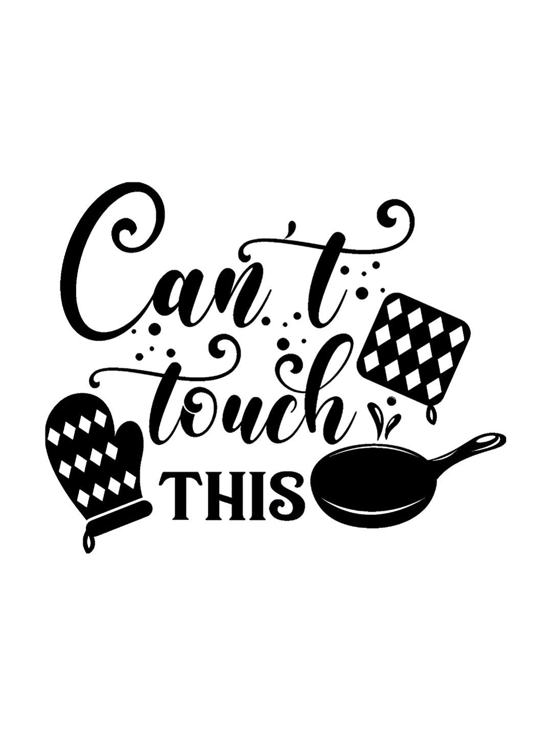 

CVANU Black Typographic Self Adhesive Water Proof Wall Sticker
