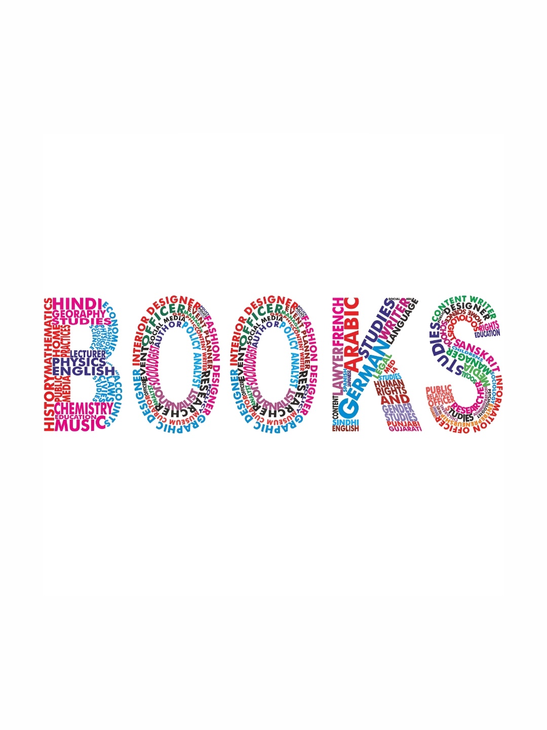 

CVANU Pink Transparent Typography Self Adhesive Wall Sticker