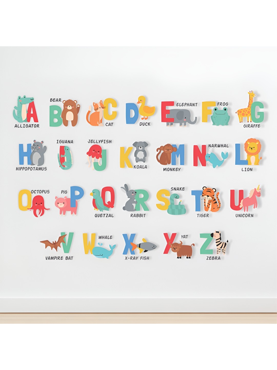 

CVANU Red & Yellow Printed Wall Sticker