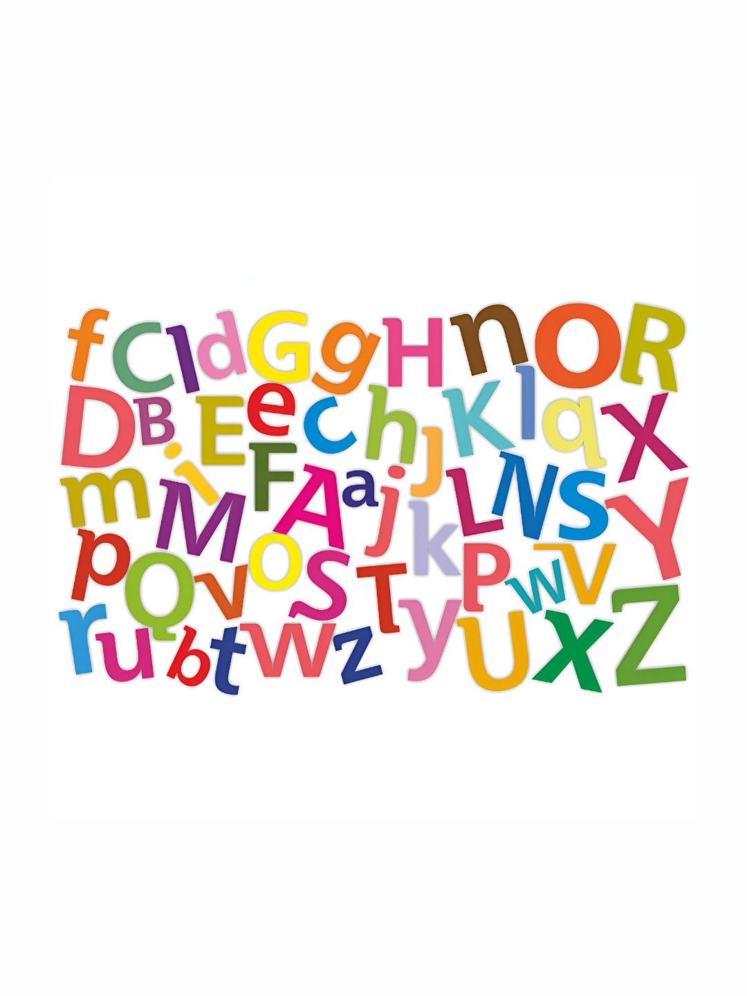 

CVANU Yellow Green Typography Self Adhesive Wall Sticker