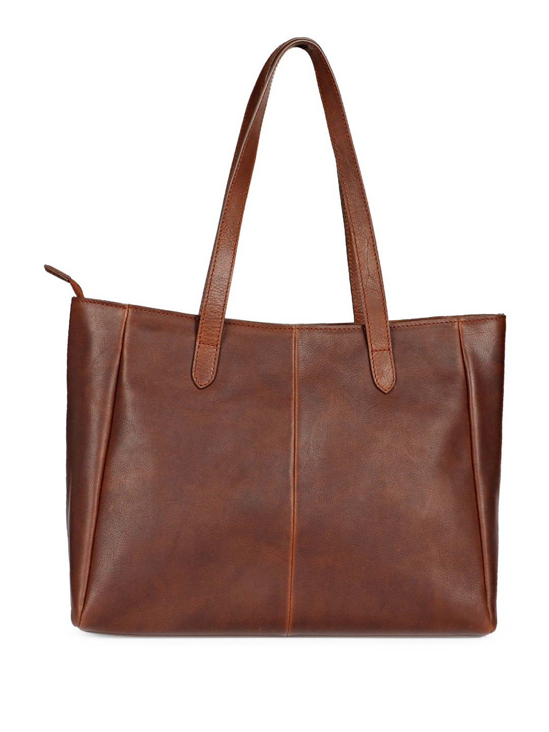 

Saint G Structured Leather Shoulder Bag, Brown