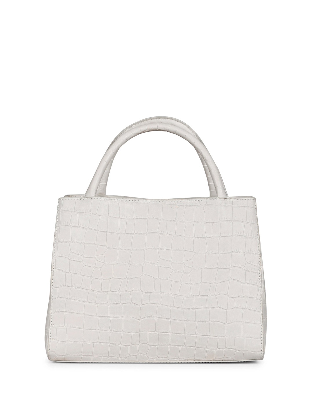 

Saint G Leather Textured Structured Sling Bag, White