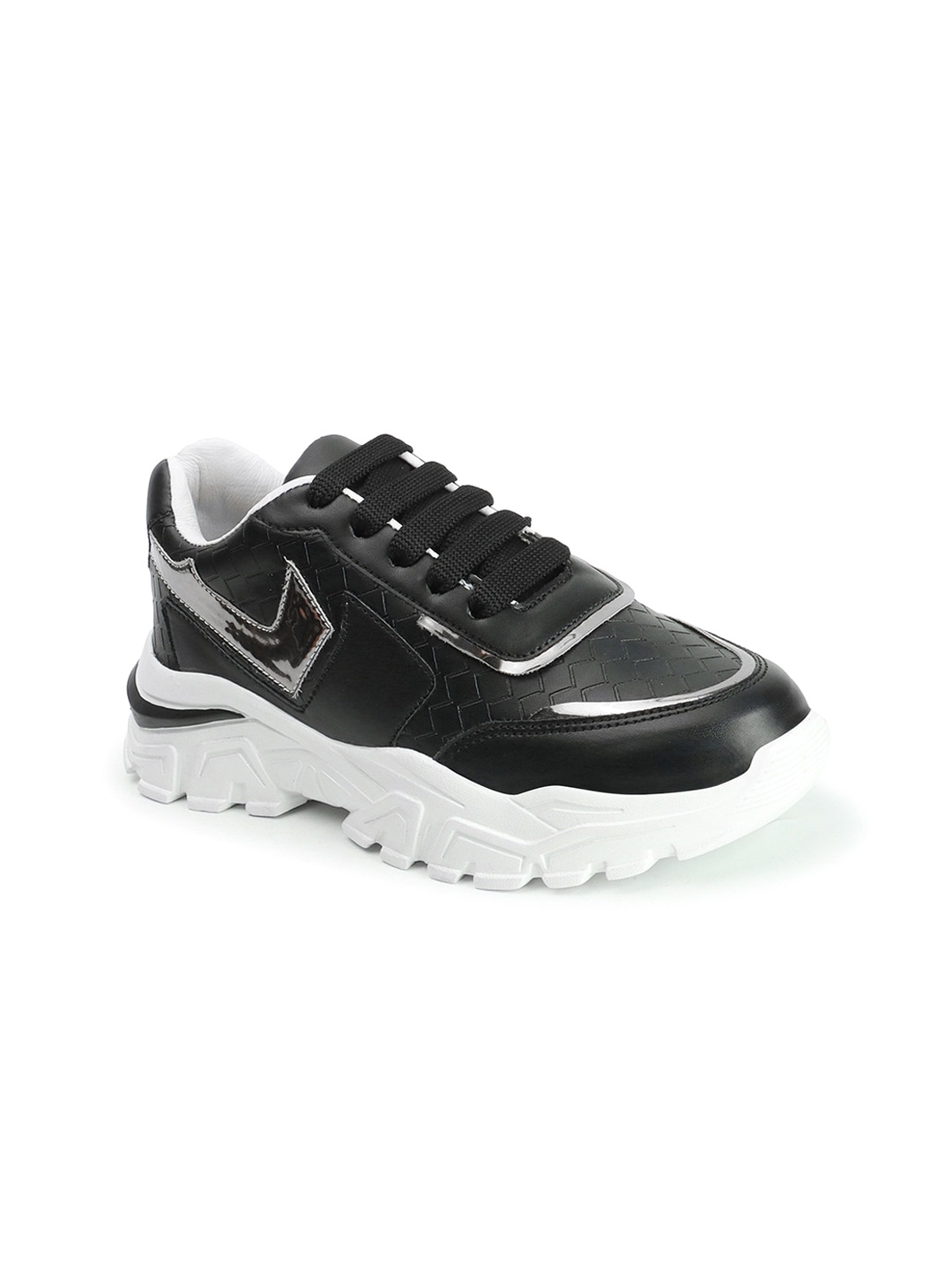 

KRAASA Women Jazzy 1.0 Textured Comfort Insole Sneakers, Black