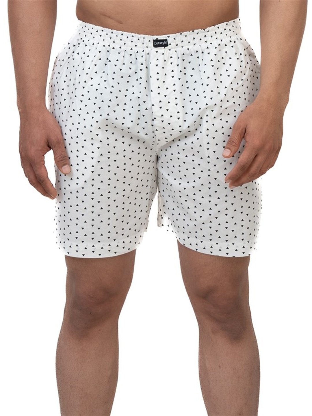 

Cotstyle Printed Cotton Boxer Bxr_1006_White-S