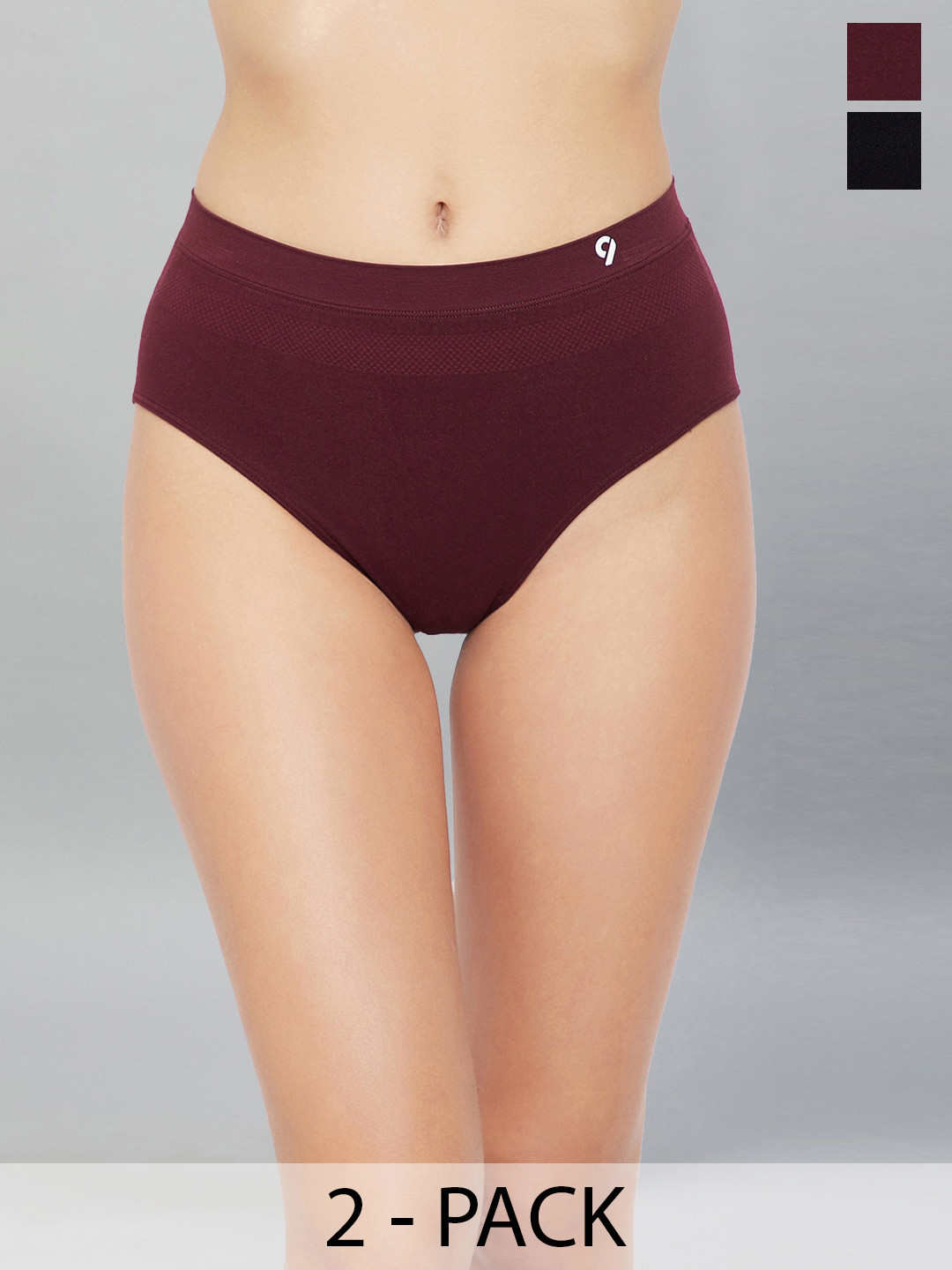 

C9 AIRWEAR Pack Of 2 Assorted Seamless Hipster Briefs