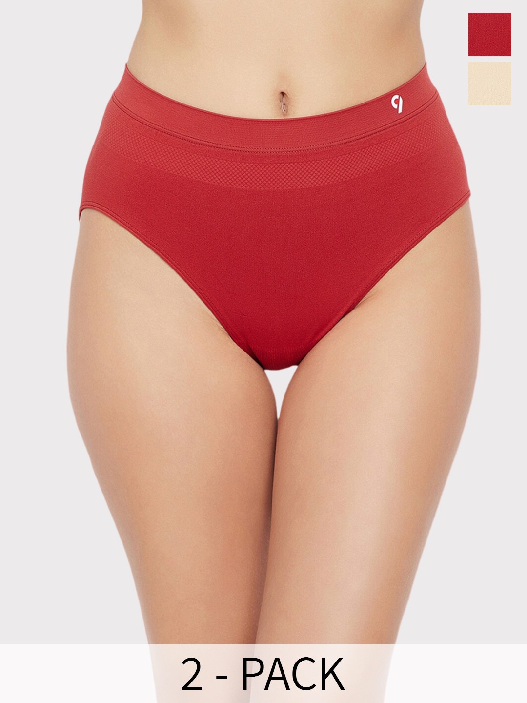 

C9 AIRWEAR Pack Of 2 Assorted Seamless Hipster Briefs