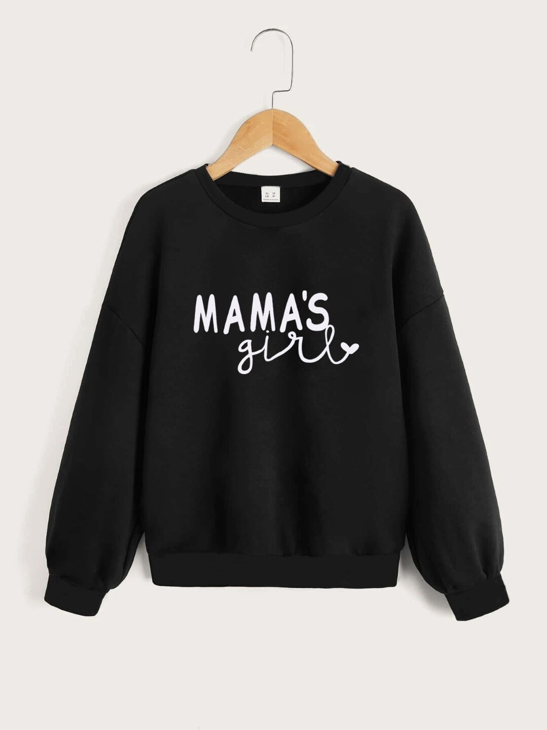 

StyleCast Girls Black Typography Printed Sweatshirt