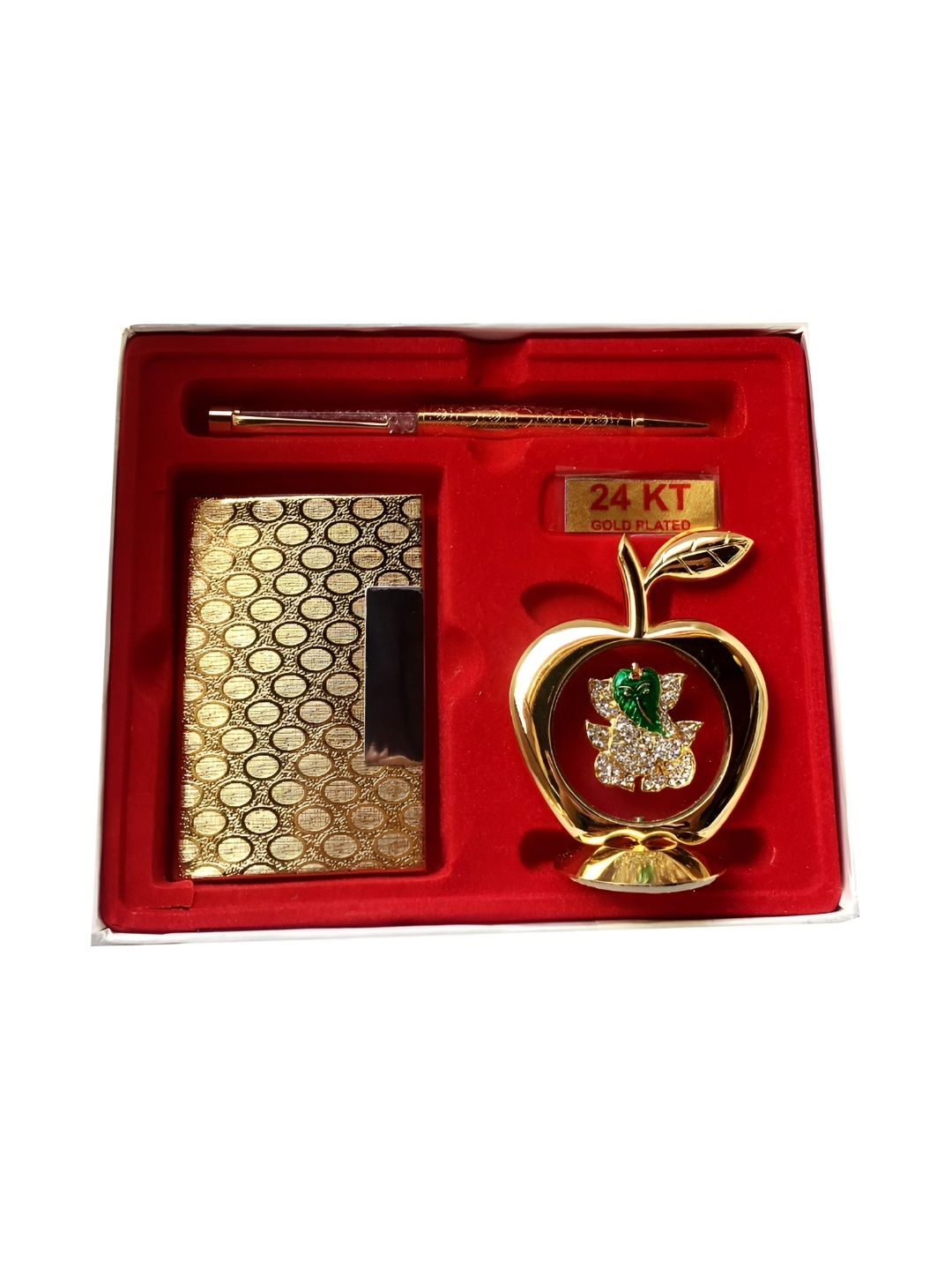 

INTERNATIONAL GIFT Gold Toned Brass Home Gift Sets, Silver