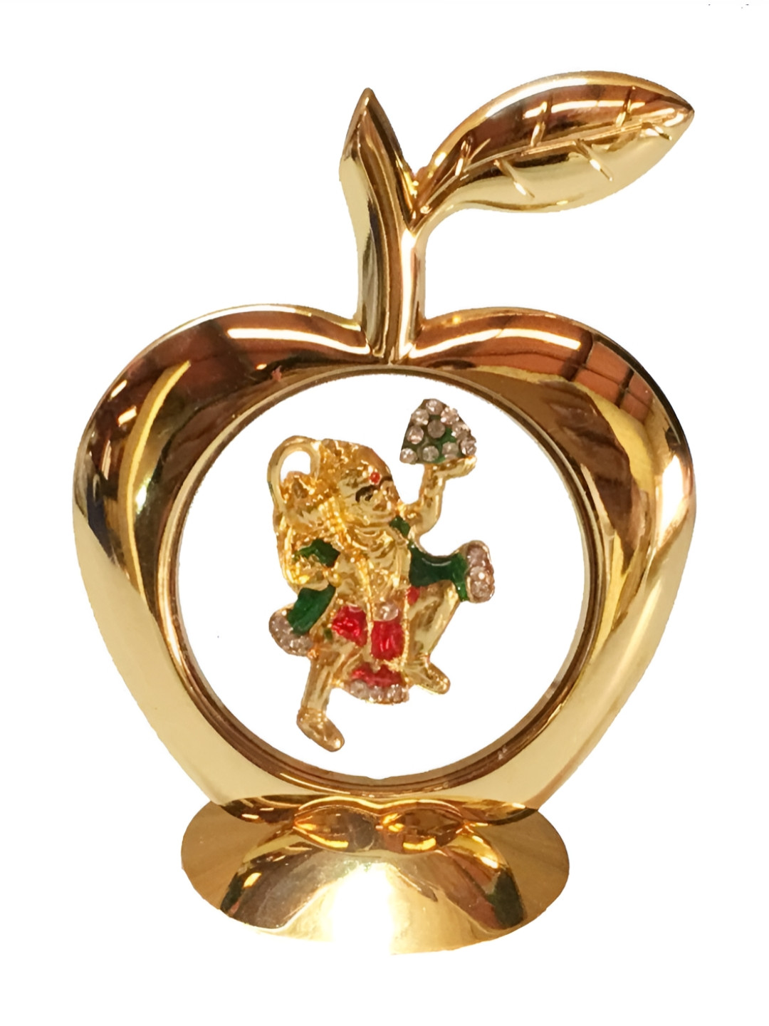 

INTERNATIONAL GIFT Gold Toned Brass Hanuman Idol Showpiece