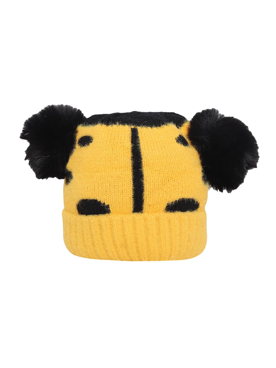 

Zacharias Kids Self Design Woollen Beanie, Yellow