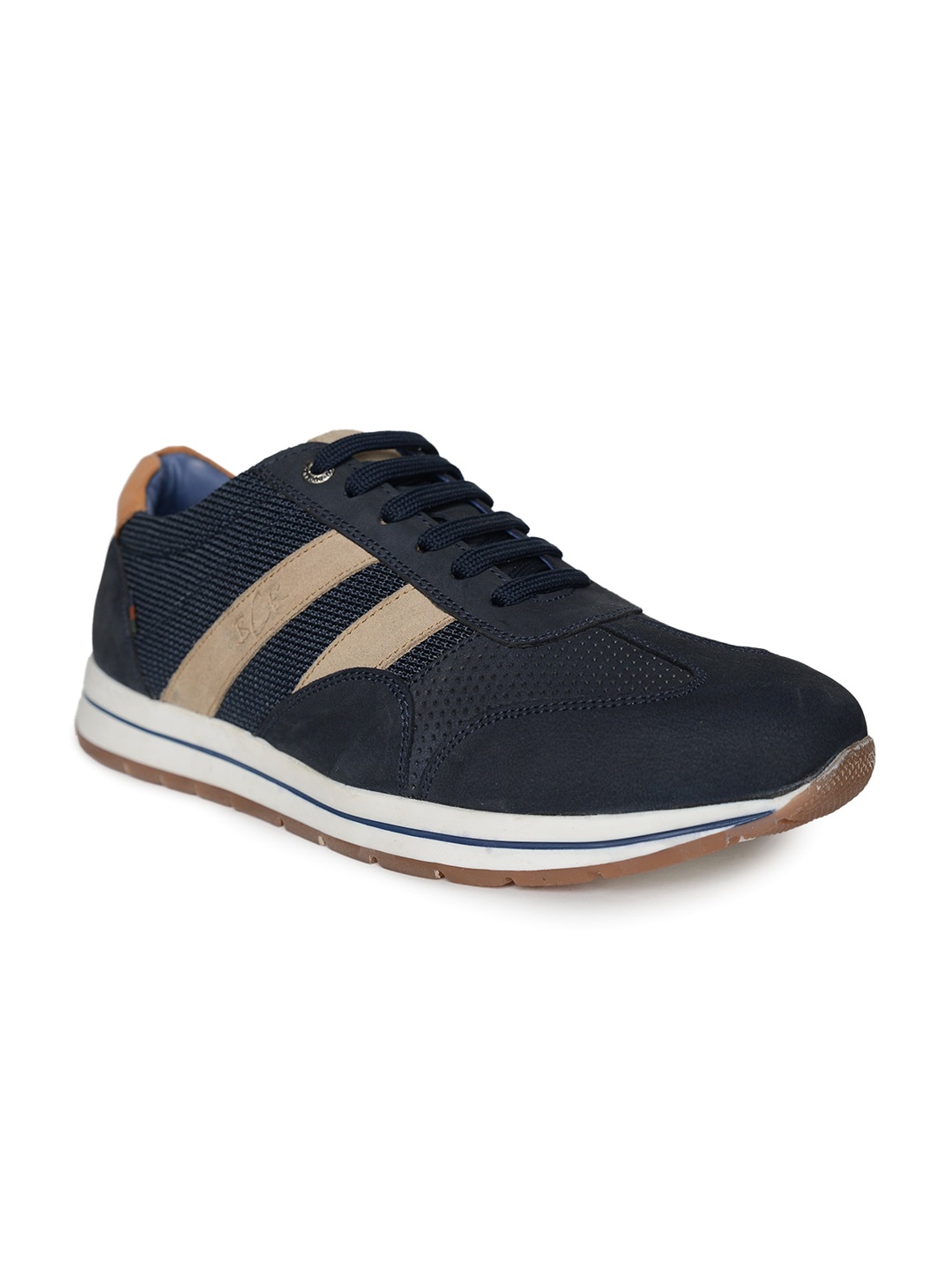 

Buckaroo Men GREELY Textured Leather Sneakers, Navy blue