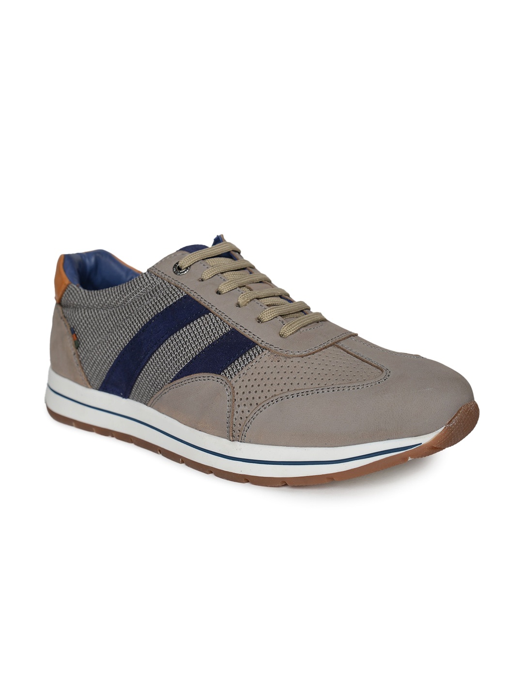 

Buckaroo Men GREELY Perforated Leather Sneakers, Grey