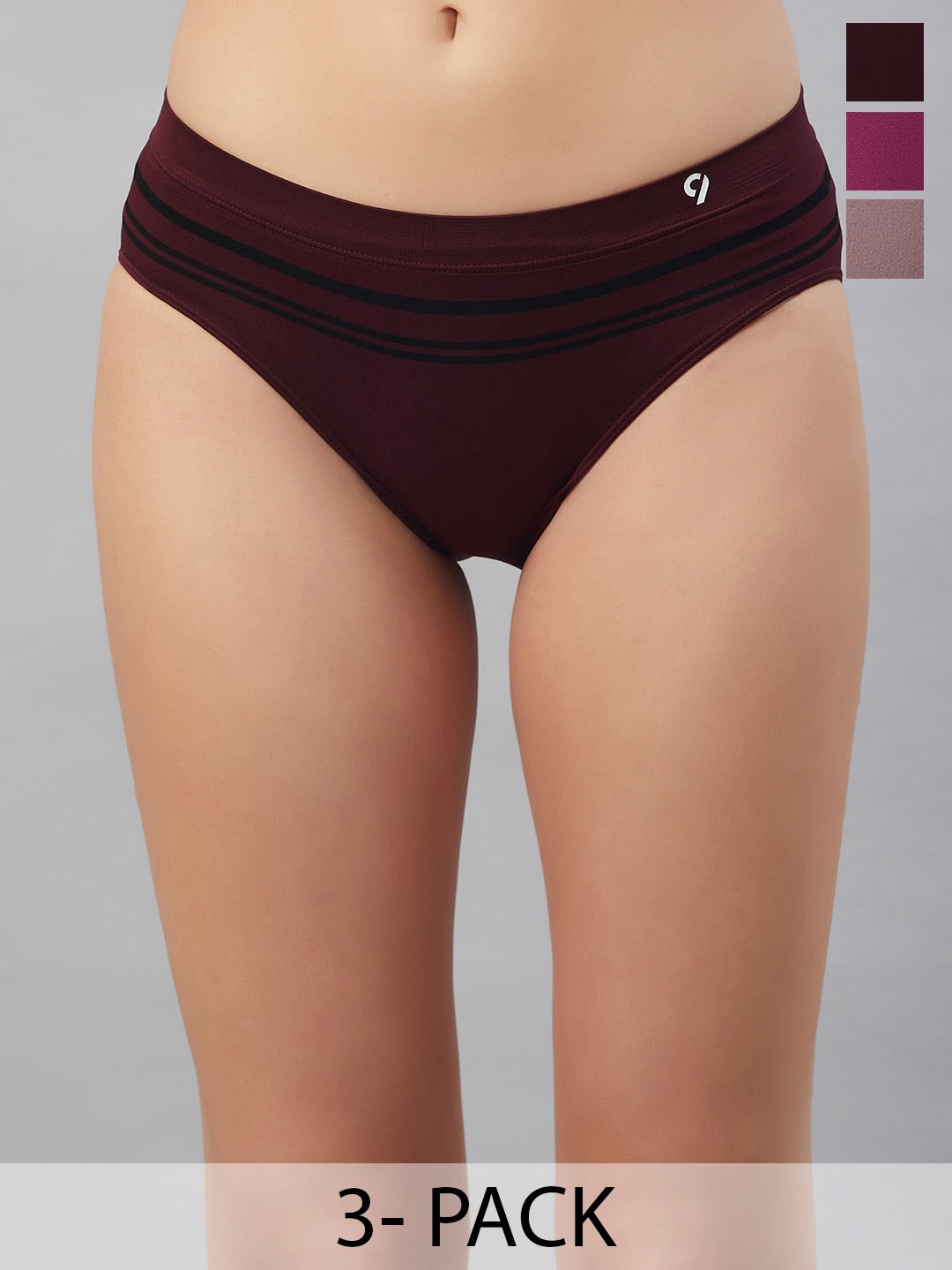 

C9 AIRWEAR Pack Of 3 Seamless Hipster Briefs, Pink