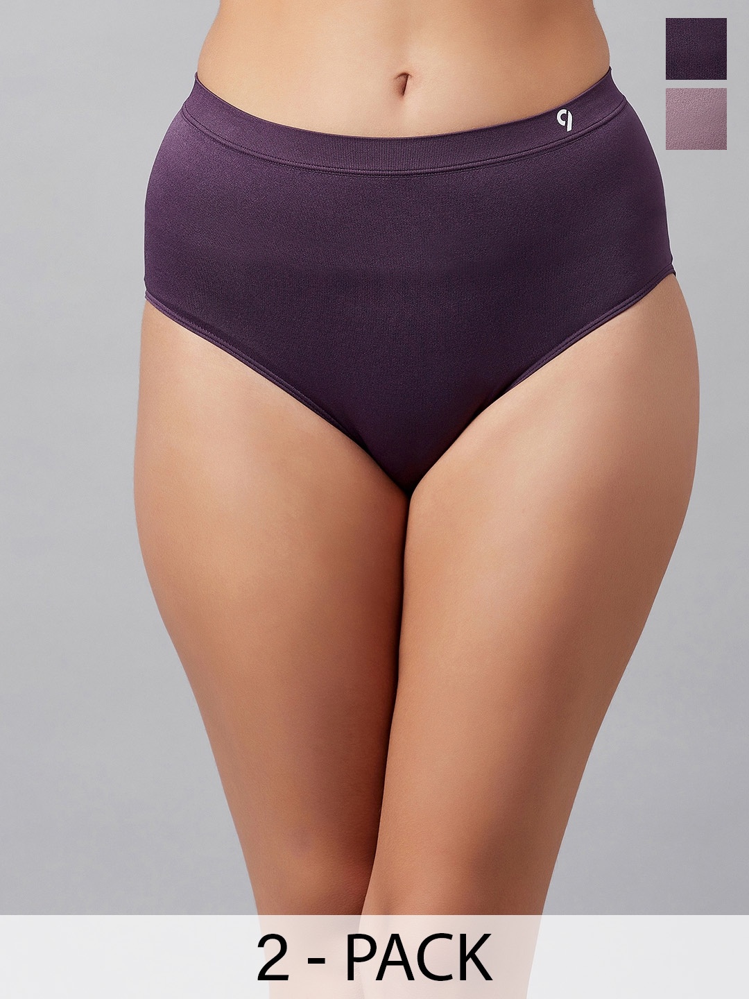 

C9 AIRWEAR Pack Of 2 Seamless Hipster Briefs, Purple