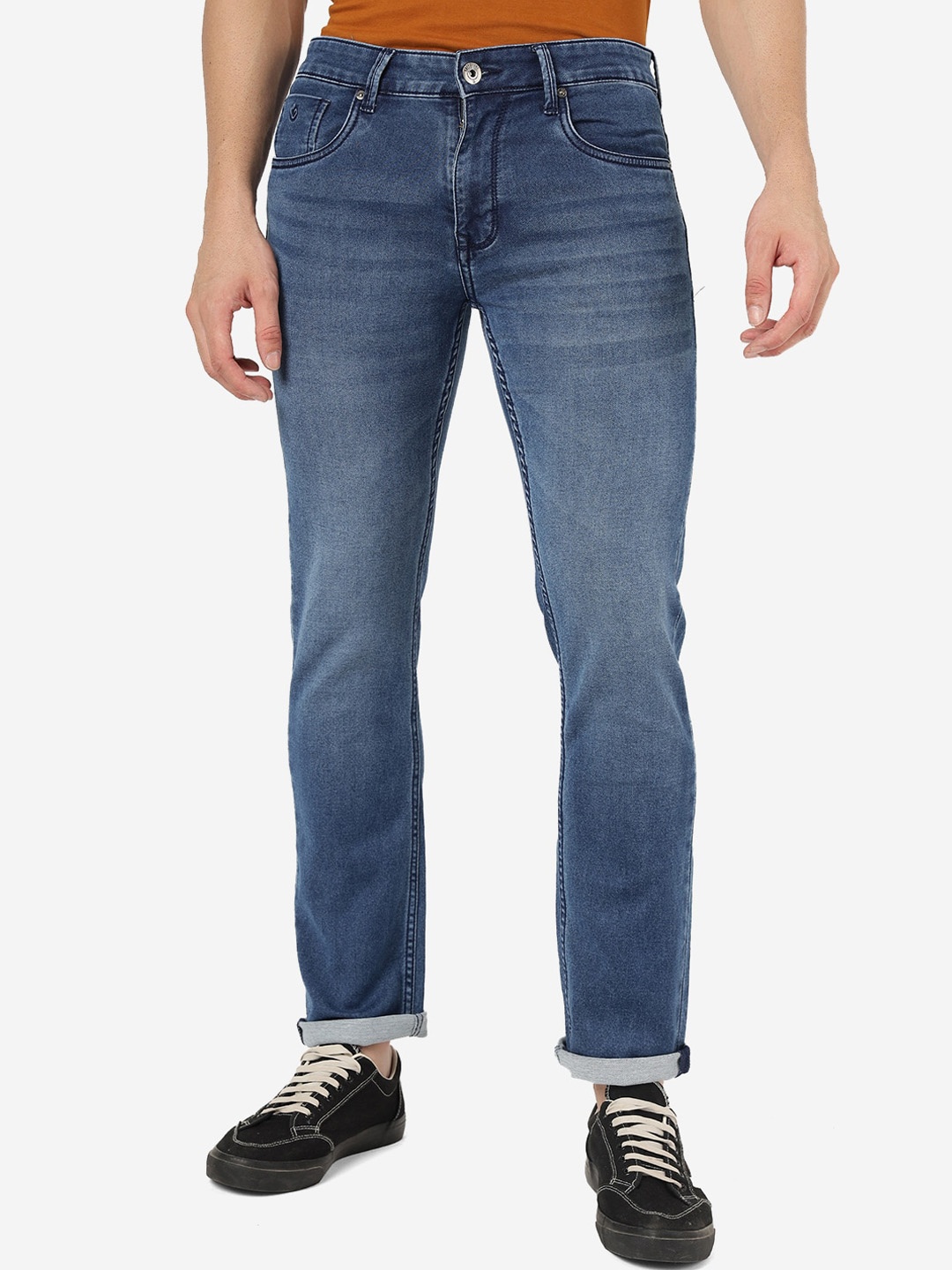 

Greenfibre Men Slim Fit Stretchable Jeans, Blue