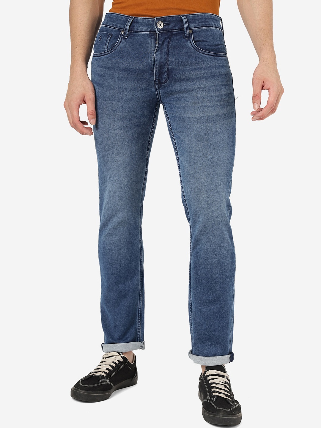 

Greenfibre Men Slim Fit Stretchable Jeans, Blue