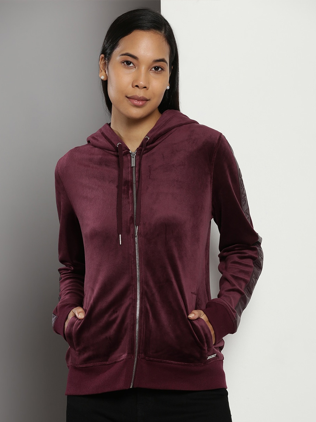 

Calvin Klein Hooded Sweatshirt, Maroon