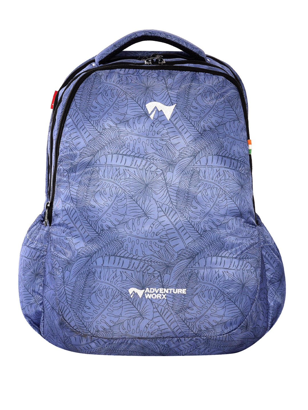 

ADVENTURE WORX Unisex Tropical Backpack with Compression Straps, Blue