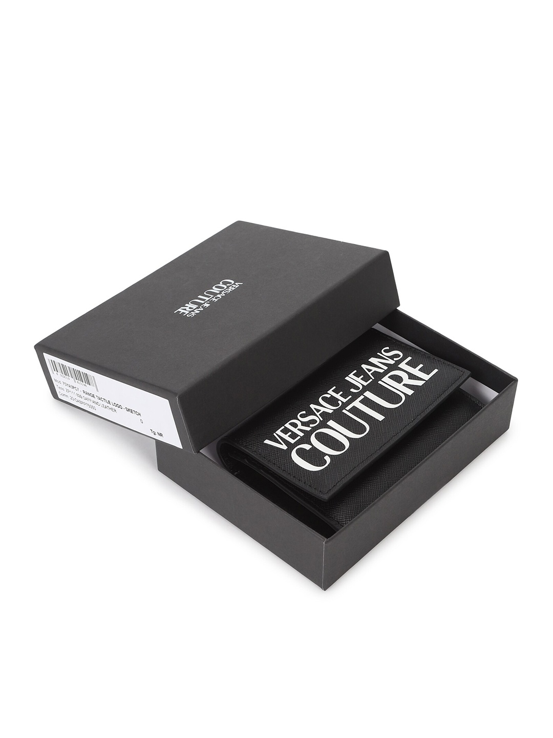 

Versace Jeans Couture Typography Printed Envelope, Black