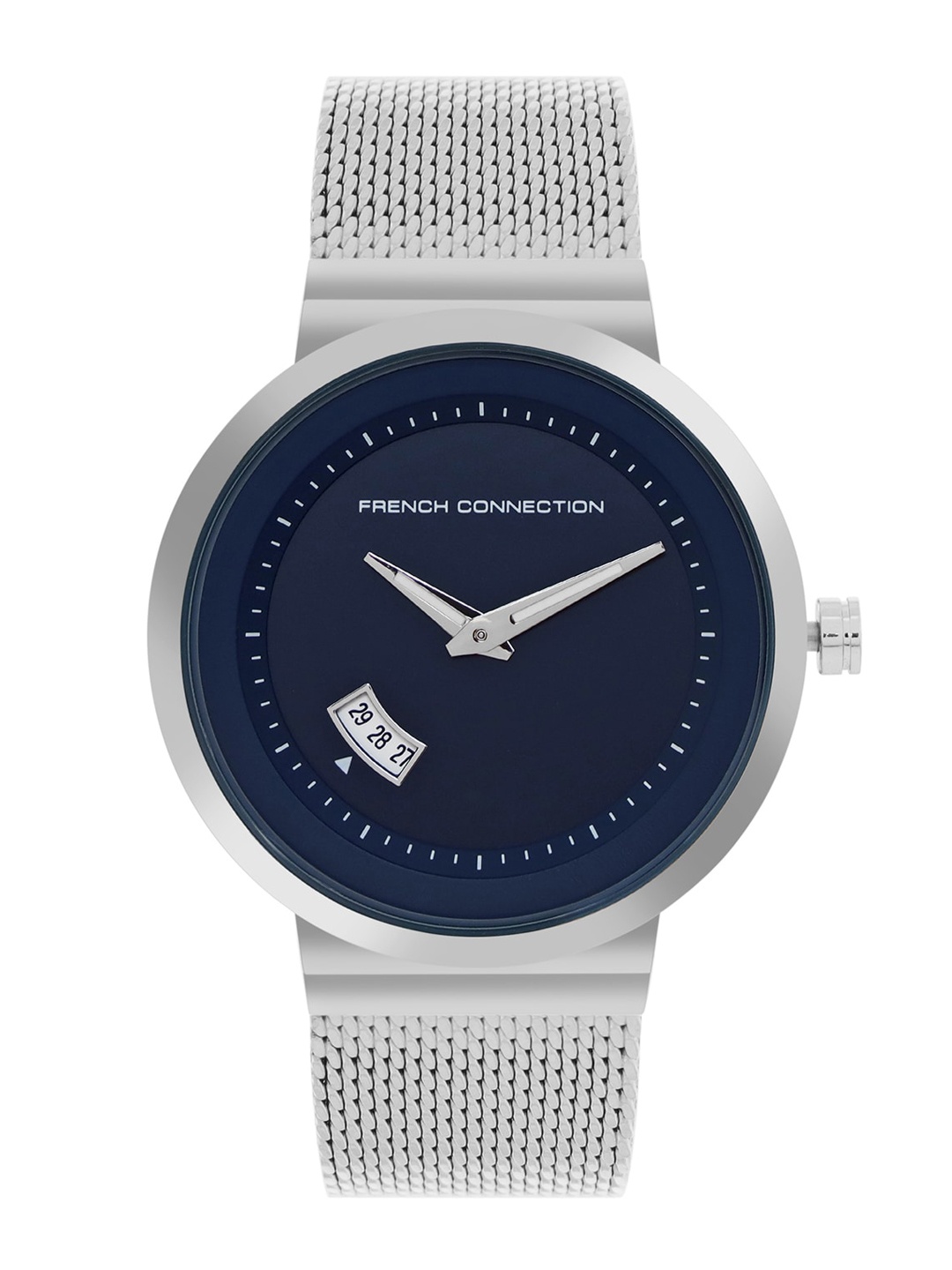 

French Connection Men Stainless Steel Straps Analogue Watch FC160SM-U, Blue