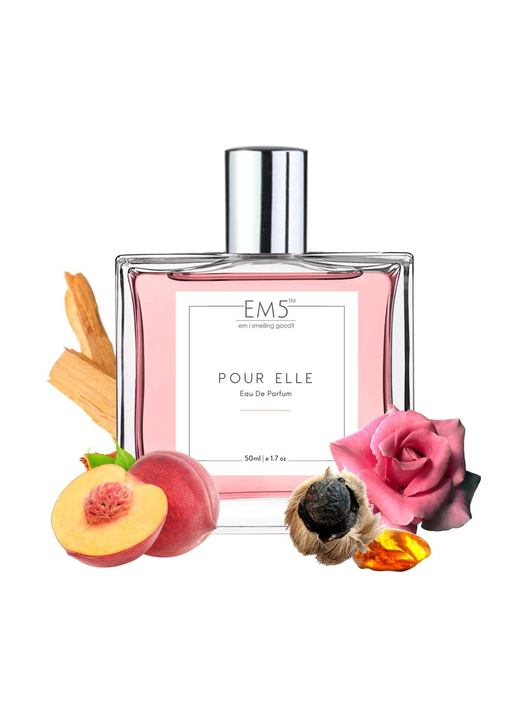 

EM5 Women Pour Elle Long Lasting Eau De Parfum - 50ml, Transparent