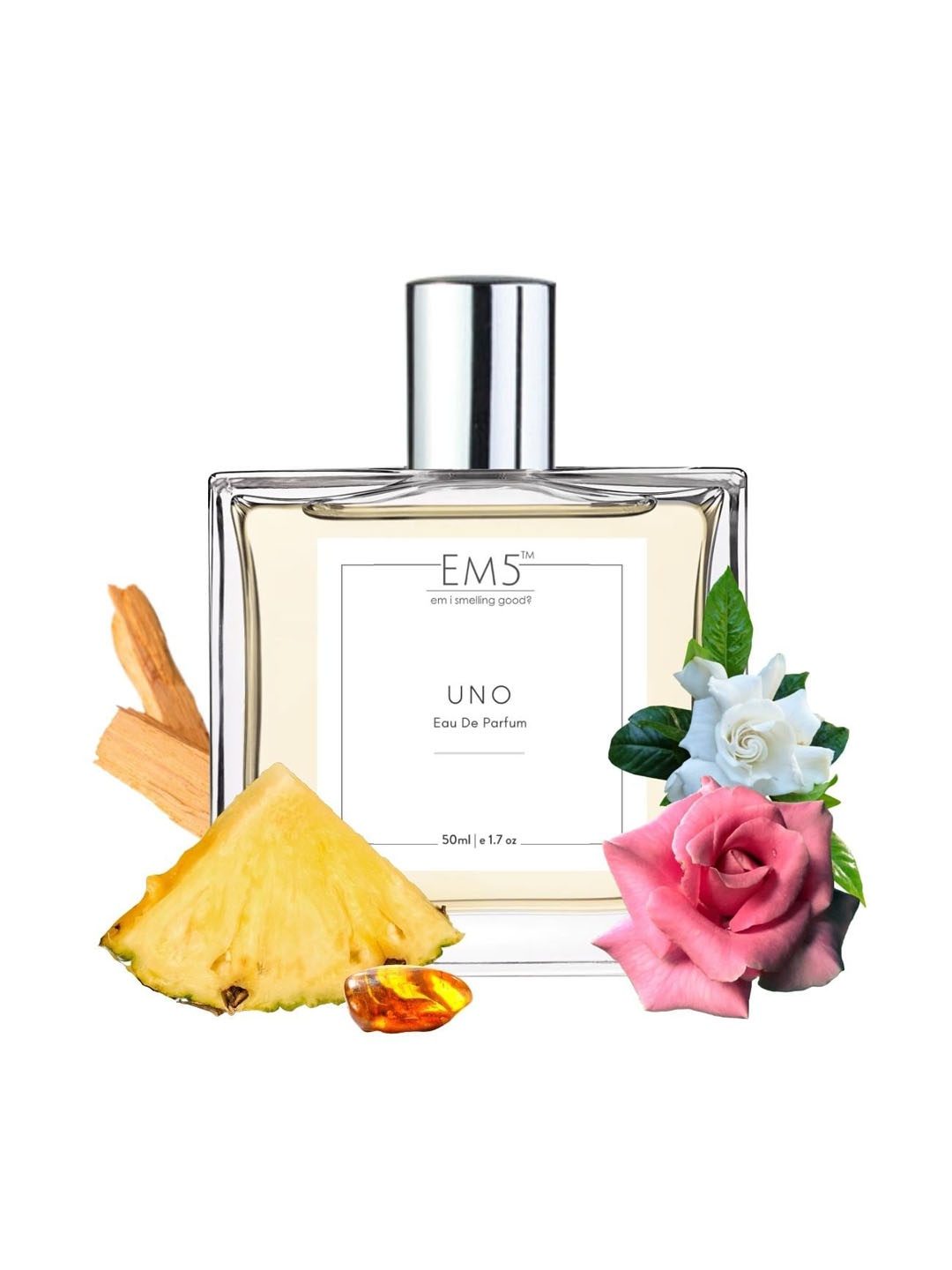 

EM5 UNO Long Lasting Eau De Parfum - 50ml, Transparent