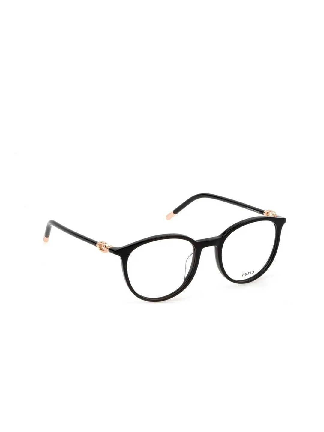 

Furla Women Full Rim Round Frames, Black