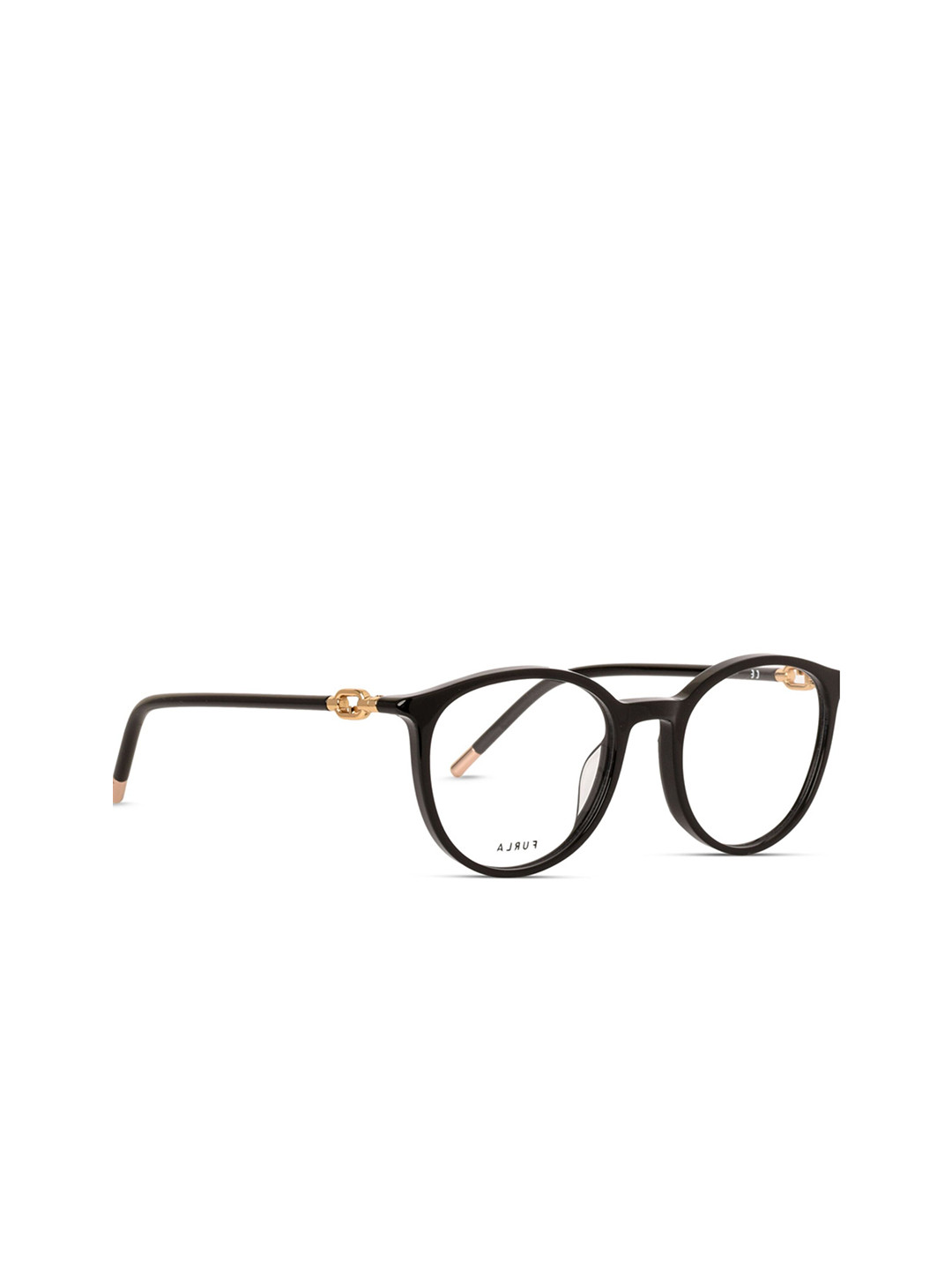 

Furla Women Full Rim Round Frames, Black