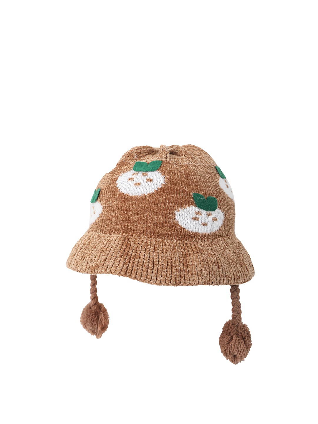 

FabSeasons Kids Printed Beanie, Brown