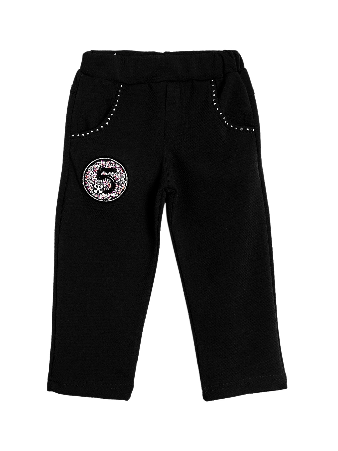 

SWEET ANGEL Girls Black Jeggings
