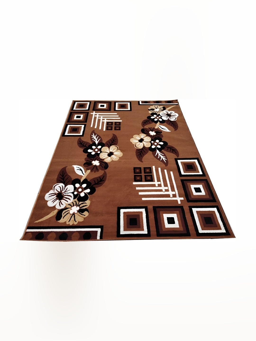 

Asad Emporium Rugs Brown Floral Anti Skid Carpet