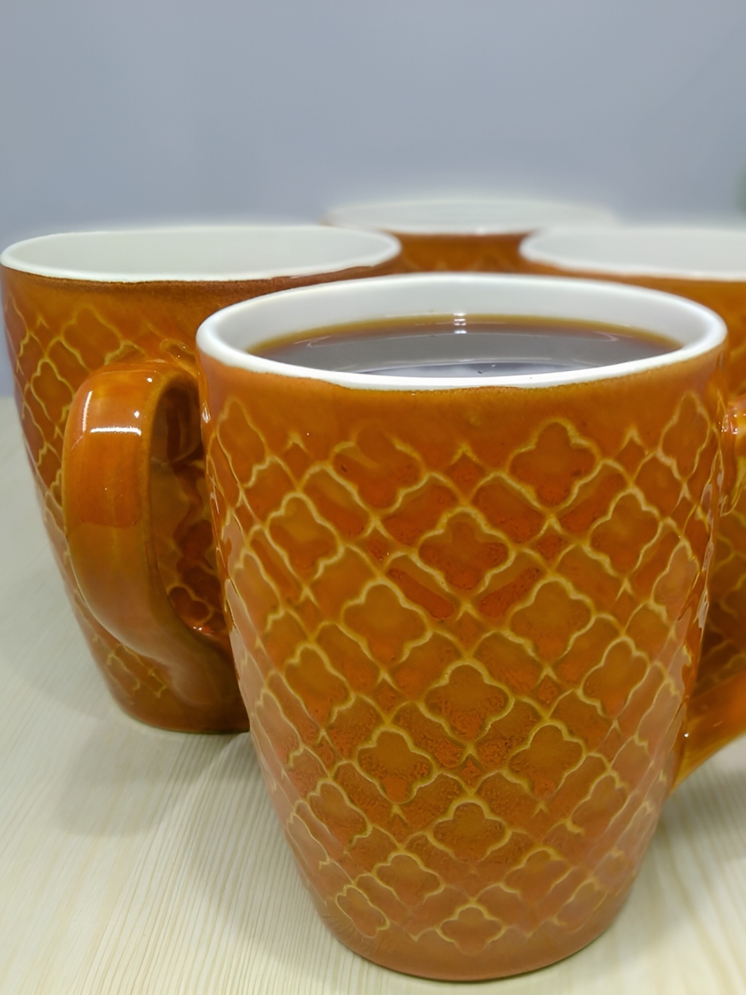 

Kittens Brown 4 Pieces Ceramic Glossy Mugs 320 ml