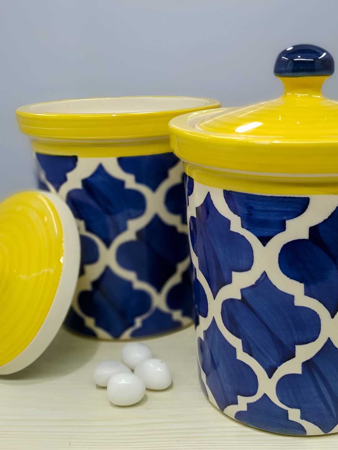 

Kittens Blue 2 Pieces Ceramic Food Container