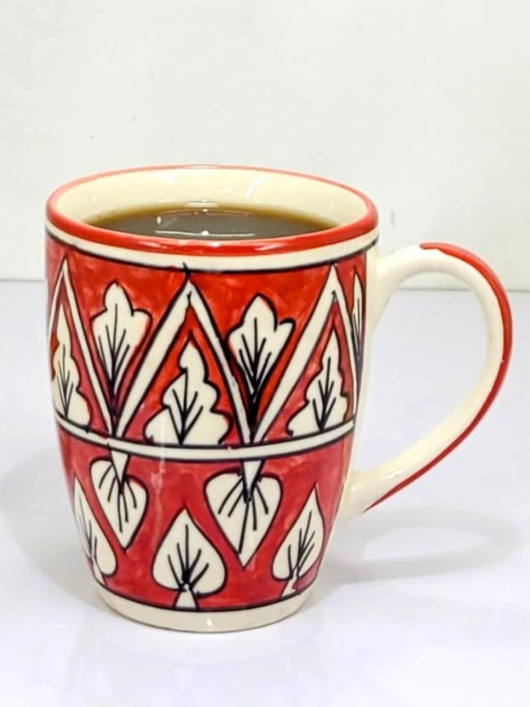 

Kittens White & Red Printed Ceramic Glossy Mug 340ml